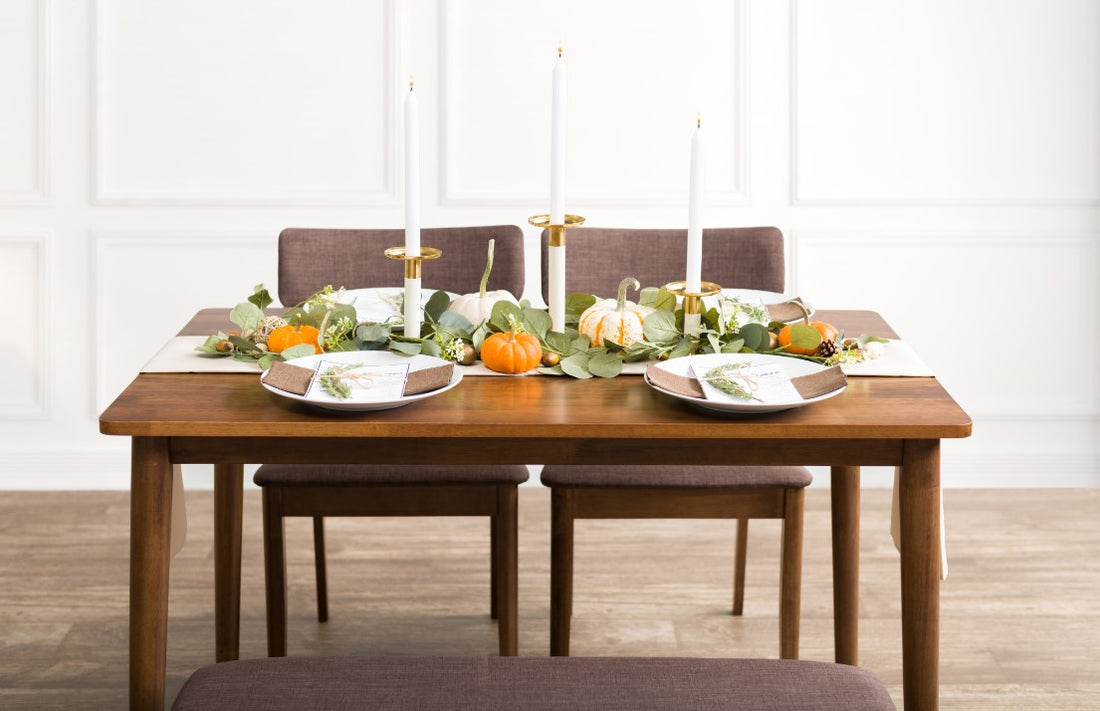 Dining Table with Fall Décor