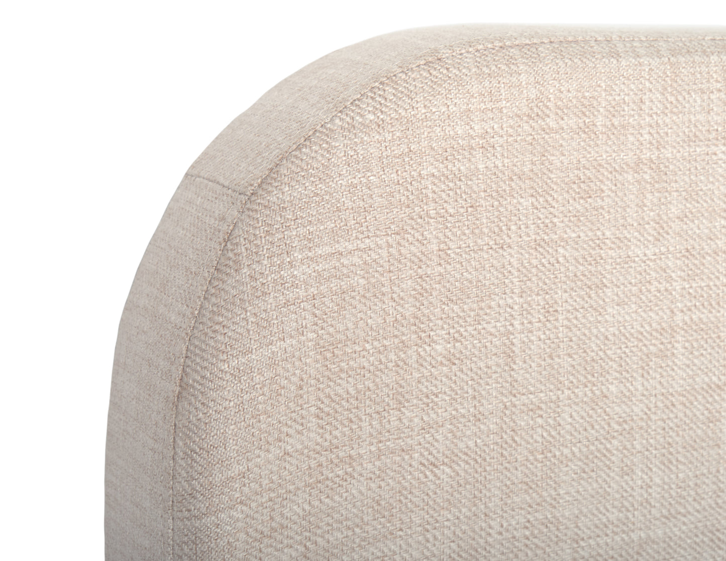 Leighton Modern Upholstered Bed with Curved Adjustable Headboard, Queen