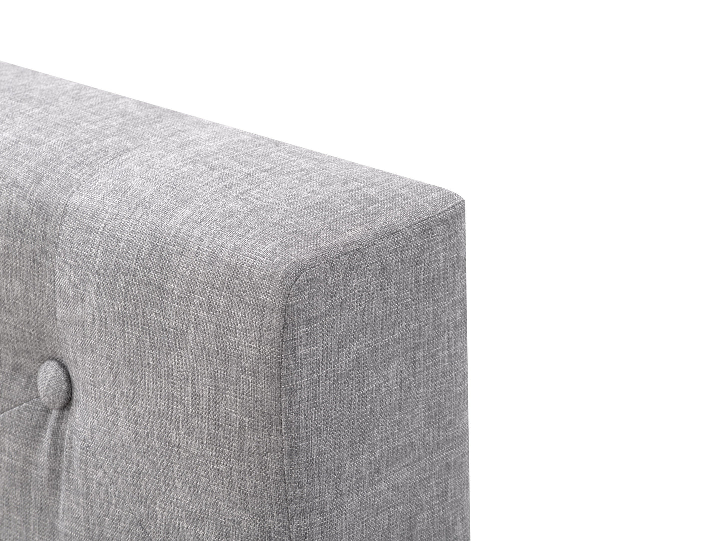 Button-Tufted Upholstered Single / Twin Bed