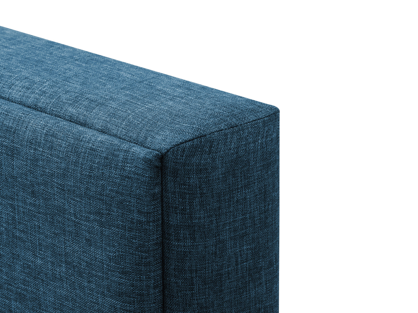 Ocean Blue Tufted Upholstered Bed, Twin