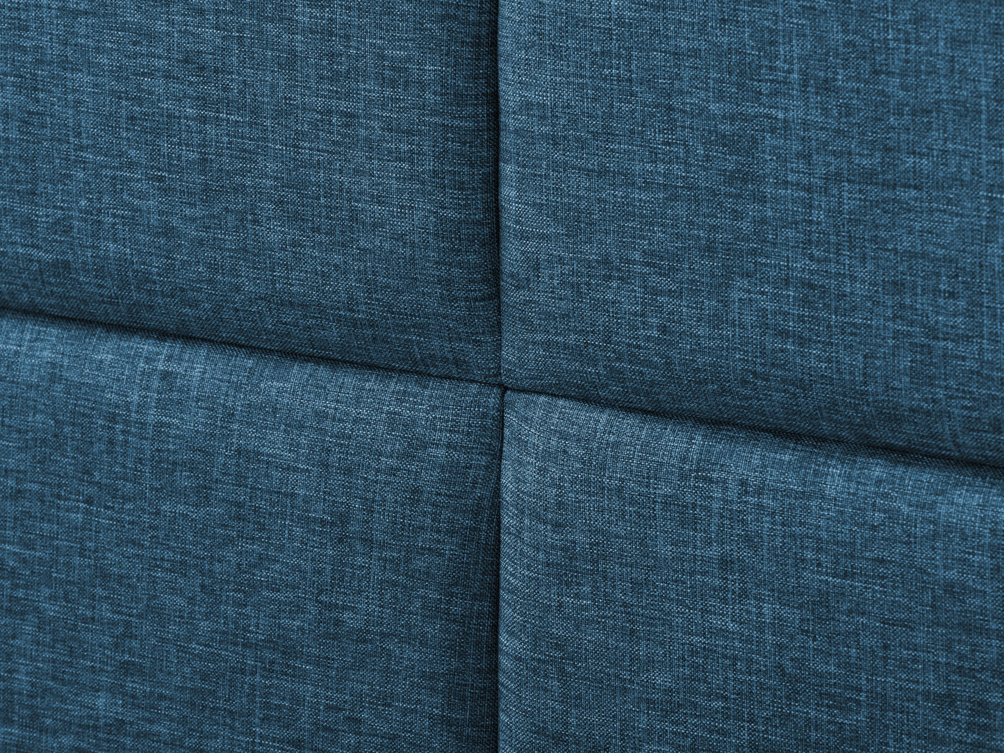 Ocean Blue Tufted Upholstered Bed, Twin