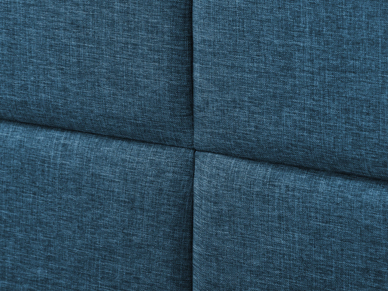 ocean blue Upholstered King Bed Bellevue Collection detail image by CorLiving
