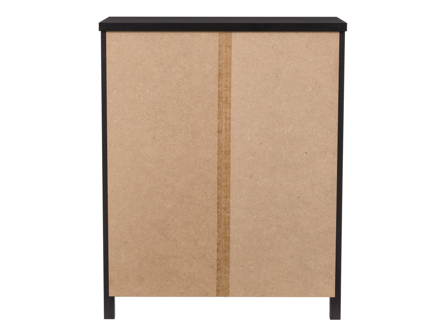 Black 5-Drawer Dresser with Interlocking Drawers - FINAL SALE ITEM