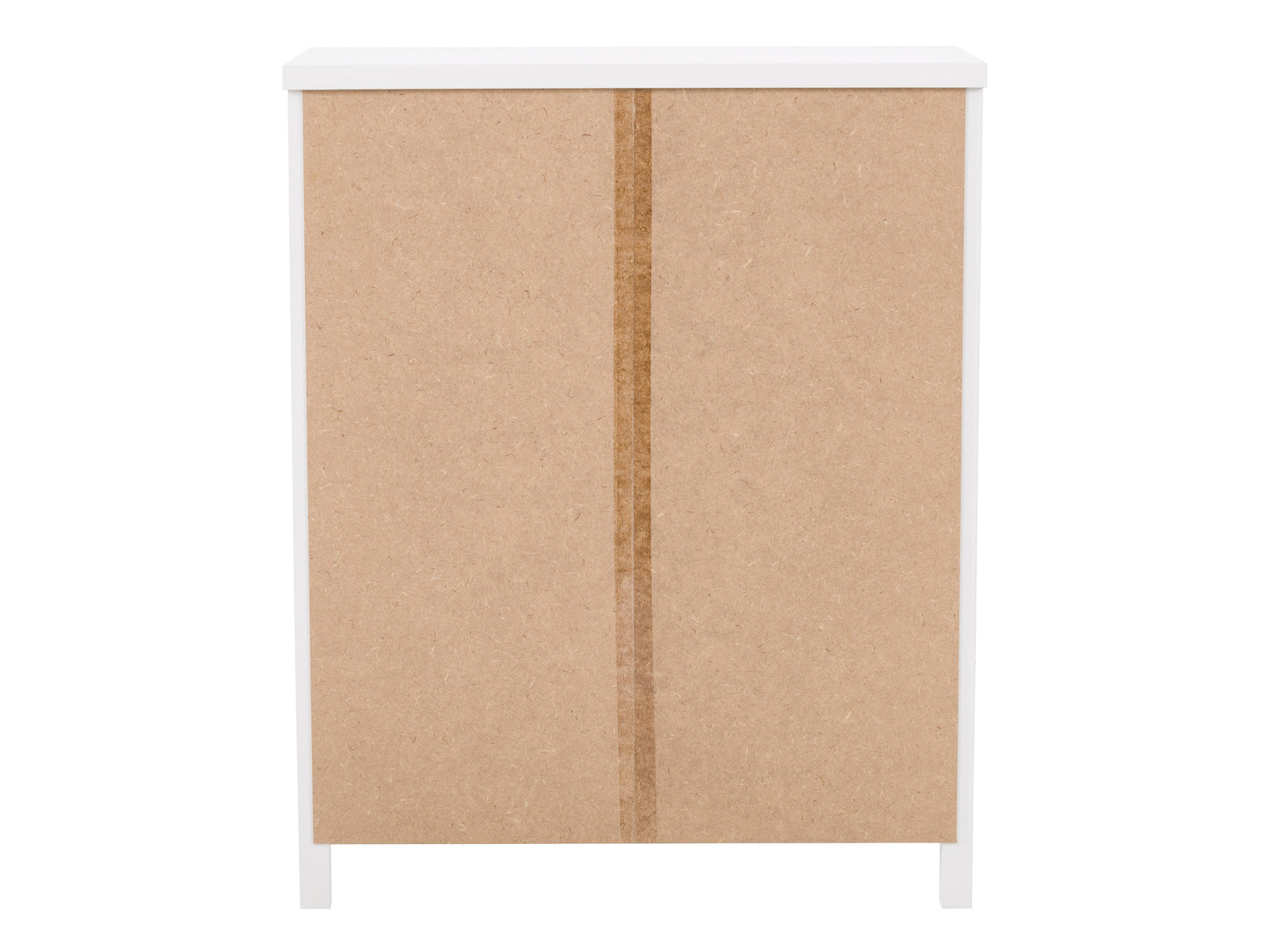 White 5-Drawer Dresser with Interlocking Drawers - FINAL SALE ITEM