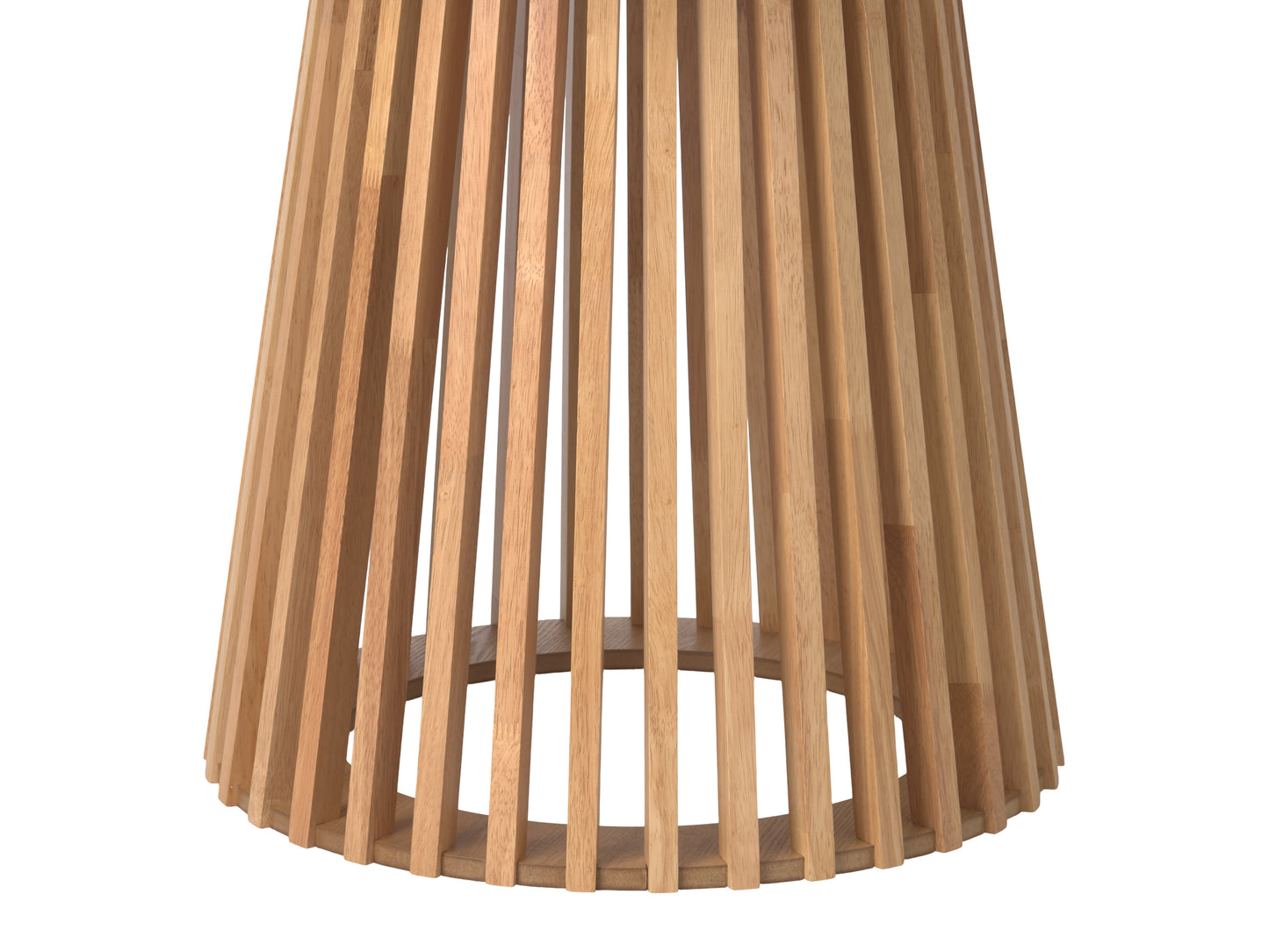 Elowen Round Pedestal Dining Table, Light Wood