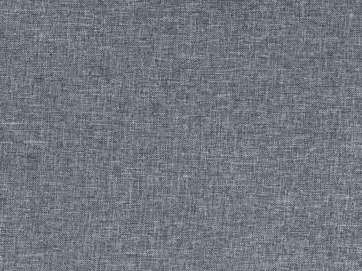 Grey double storage ottoman with tufted top, soft fabric upholstery, and sturdy wooden legs, ideal for living room organization and extra seating.