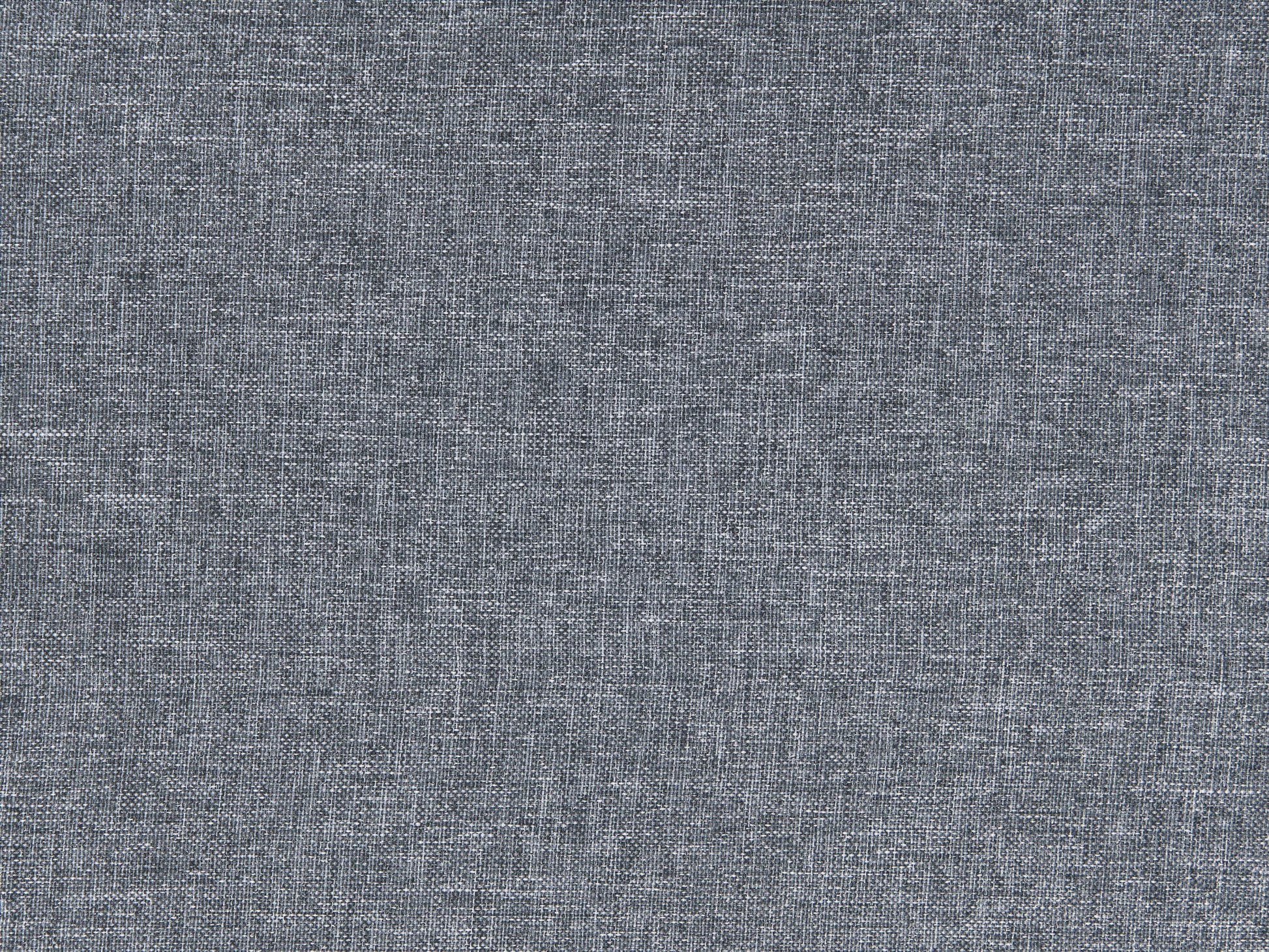 Grey double storage ottoman with tufted top, soft fabric upholstery, and sturdy wooden legs, ideal for living room organization and extra seating.