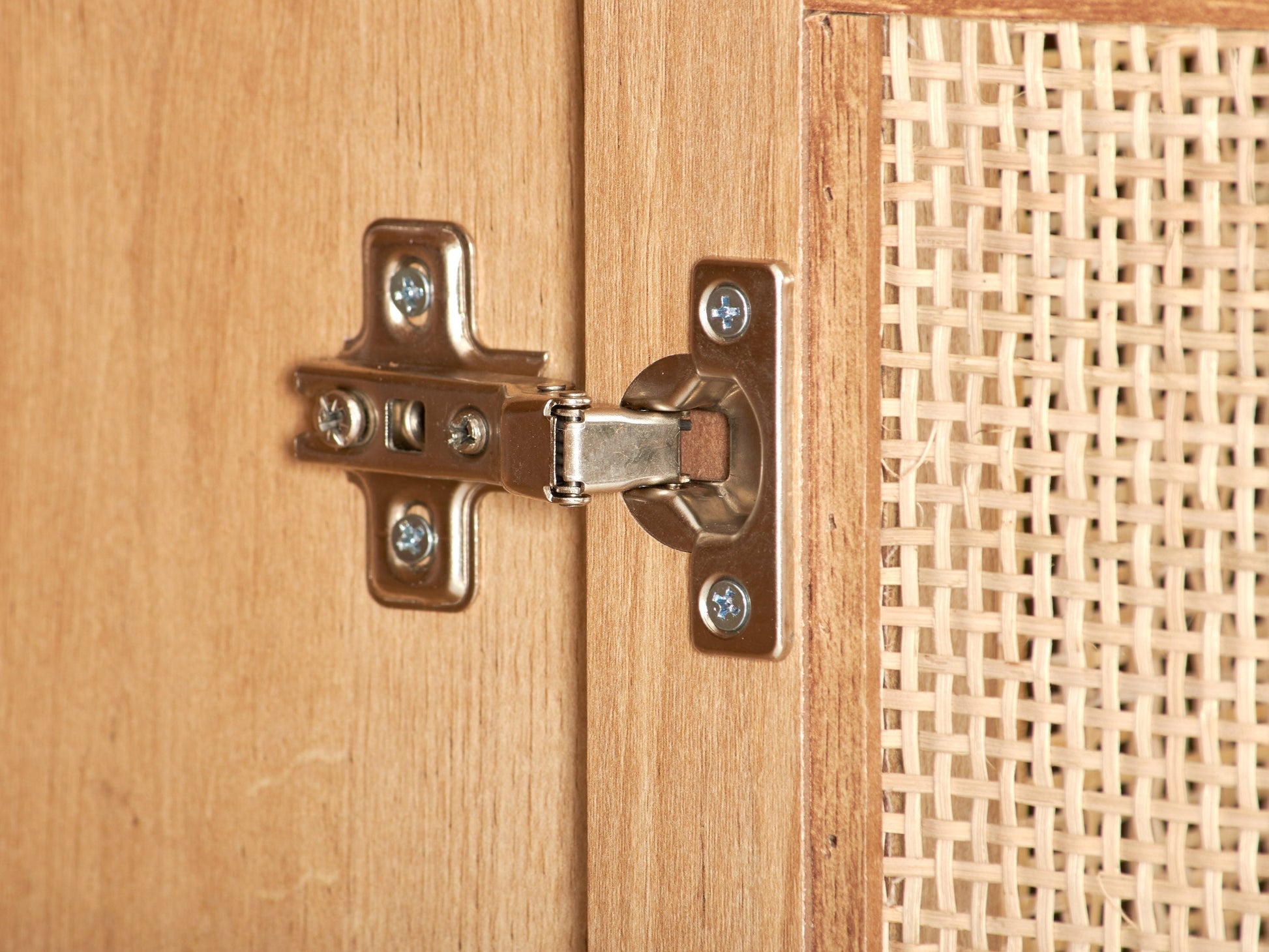 Black wood sideboard buffet with sleek handles, two doors, and three drawers. Features smooth finish, modern design, and ample storage space. Ideal for dining rooms or living spaces.