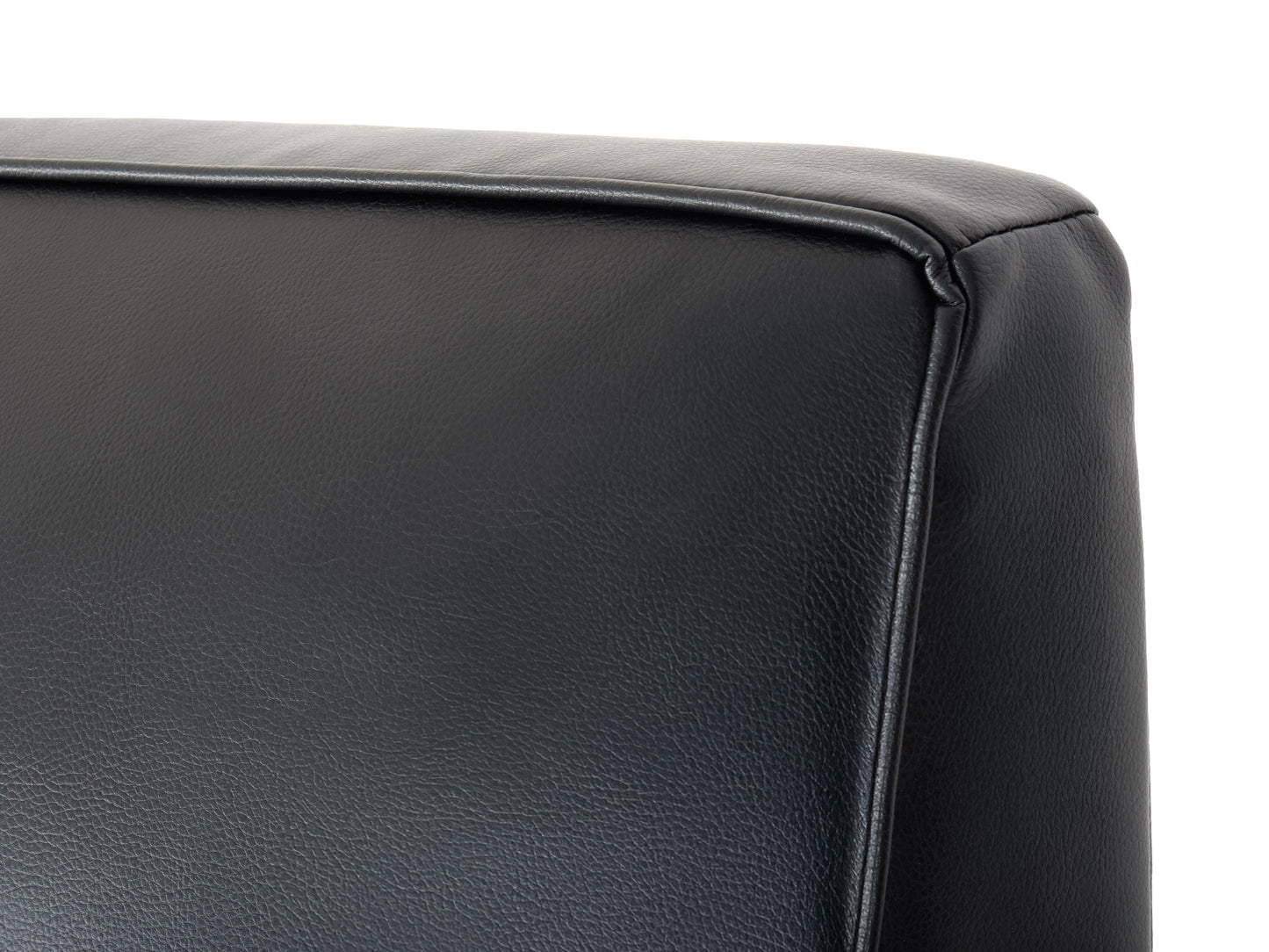 Marin Swivel Glider Recliner, Black Faux Leather