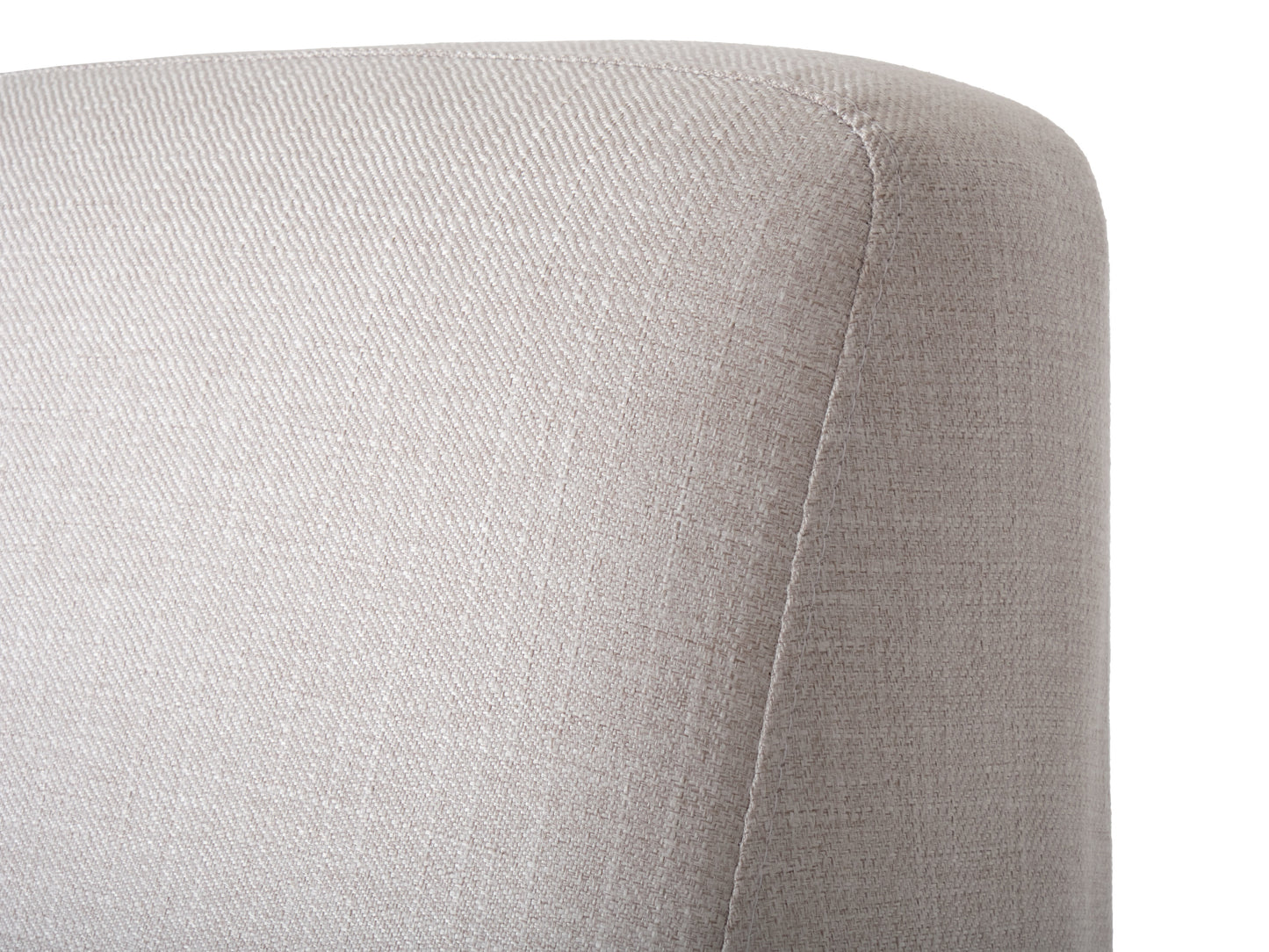 Soren Pushback Recliner with legs, White Linen