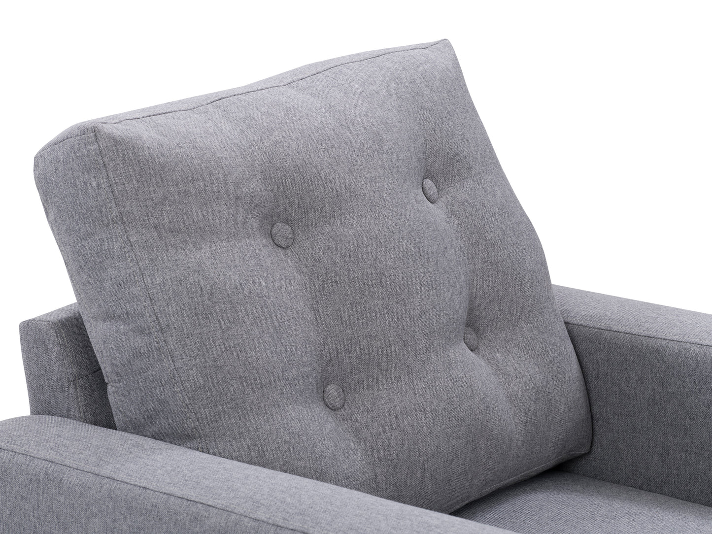 Claridge Grey Tufted Accent Chair