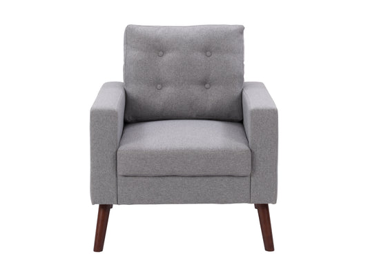 Claridge Grey Tufted Accent Chair