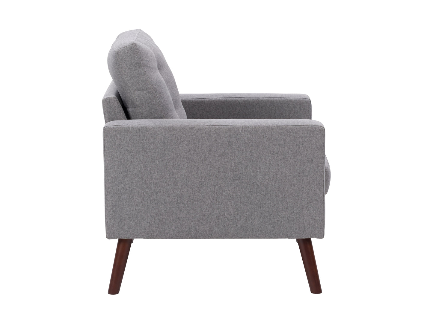 Claridge Grey Tufted Accent Chair
