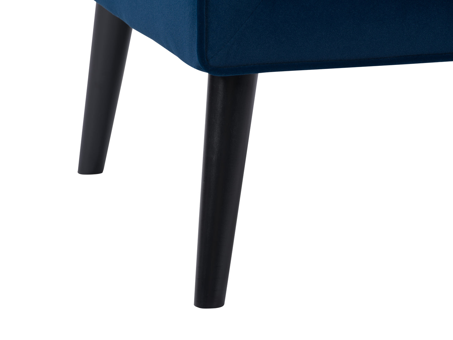 Azure Blue Velvet Accent Chair