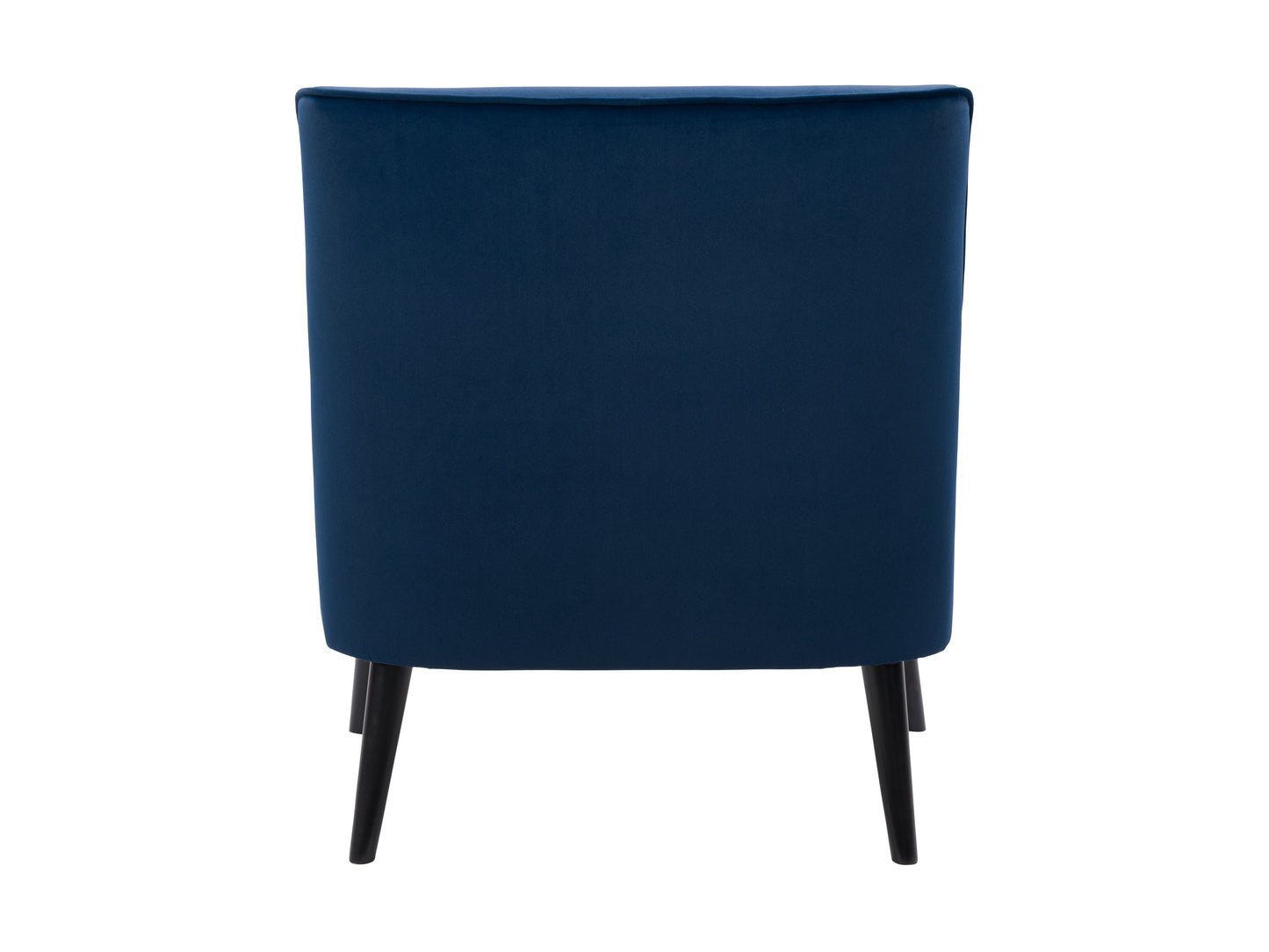 Azure Blue Velvet Accent Chair