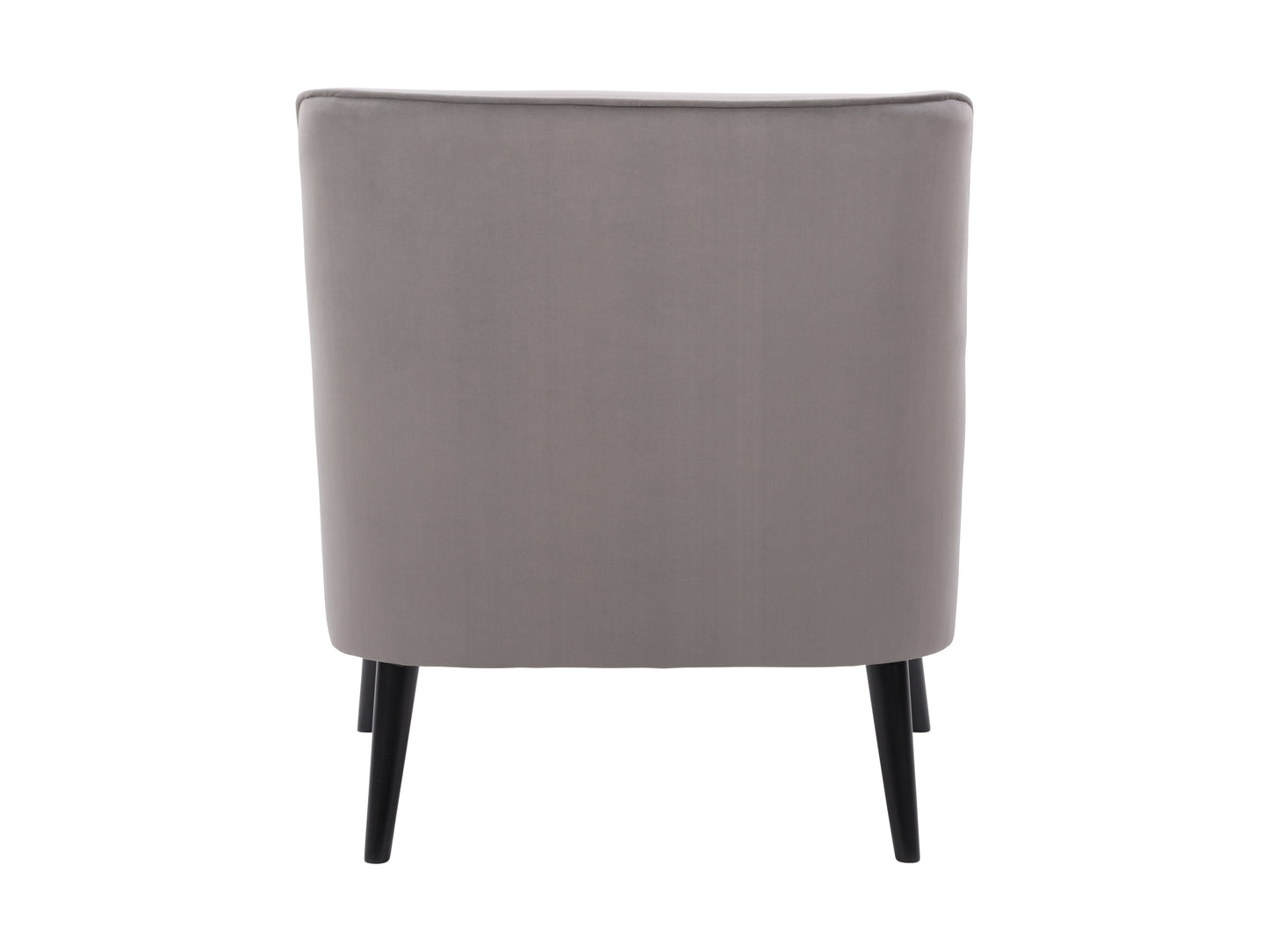 Dove Grey Velvet Accent Chair