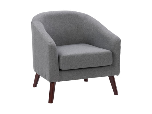 Barrel Chair, Slate Grey