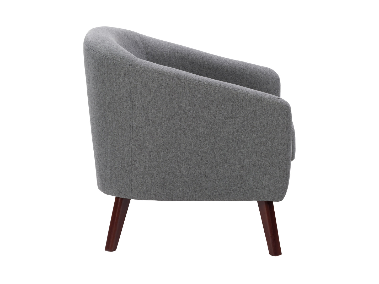Barrel Chair, Slate Grey
