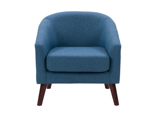 Barrel Chair, Ocean Blue