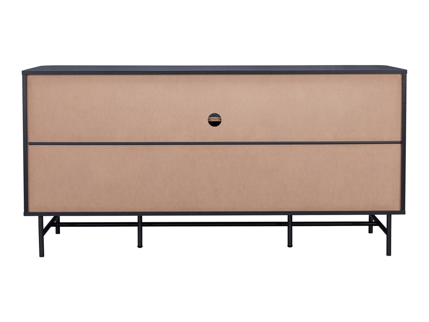 Black Curved Sideboard Buffet - FINAL SALE ITEM