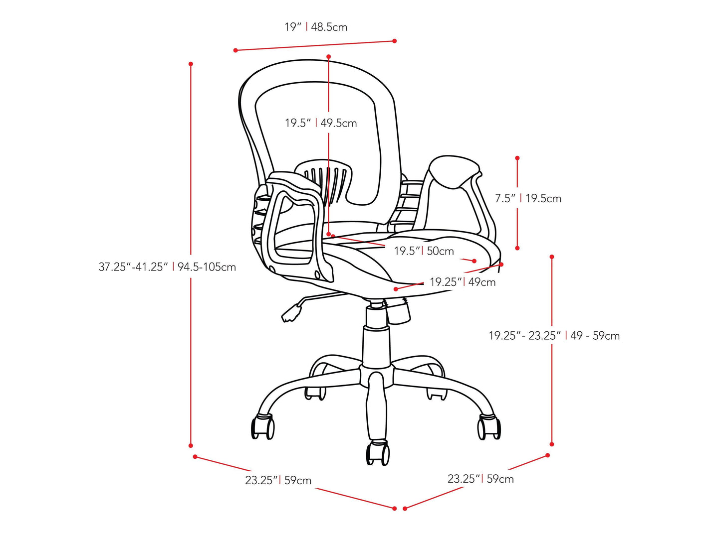 Modern swivel office chair in sleek black leather with chrome base, ergonomic high backrest, adjustable height, and padded armrests, ideal for home or corporate office settings.