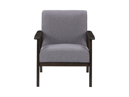 Upholstered Mid-Century Modern Accent Chair