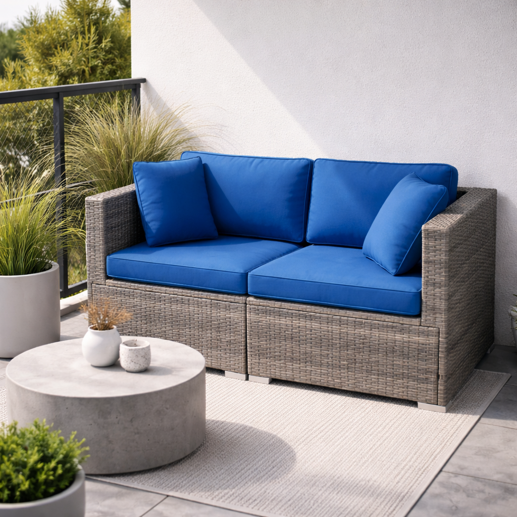 Outdoor Loveseat, 2pc - FINAL SALE ITEM