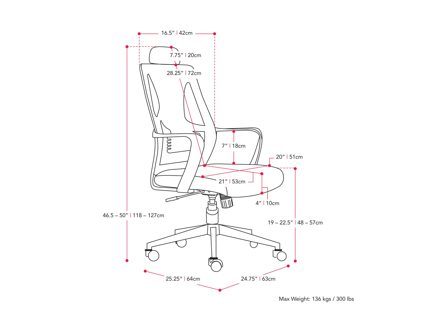 Teal and black high back office chair with ergonomic design, mesh backrest, padded seat, adjustable armrests, lumbar support, and swivel base, perfect for home or office use.