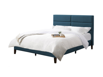 ocean blue Upholstered Double / Full Bed Bellevue Collection product image by CorLiving#color_bellevue-ocean-blue