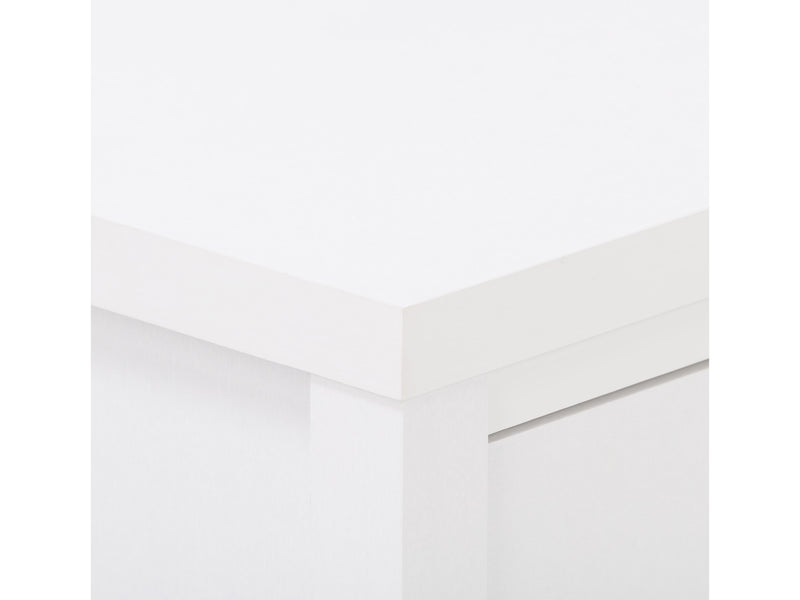 white 2 Drawer Night Stand Boston Collection detail image by CorLiving