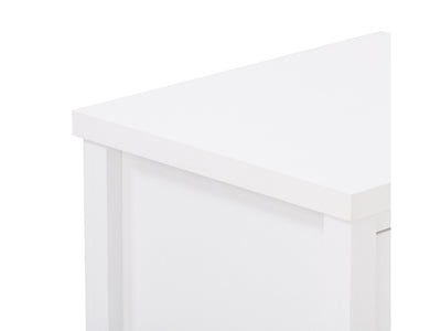 white 6 Drawer Dresser Boston Collection detail image by CorLiving#color_white