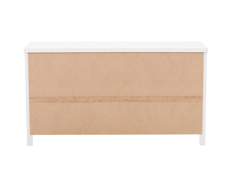 white 6 Drawer Dresser Boston Collection product image by CorLiving