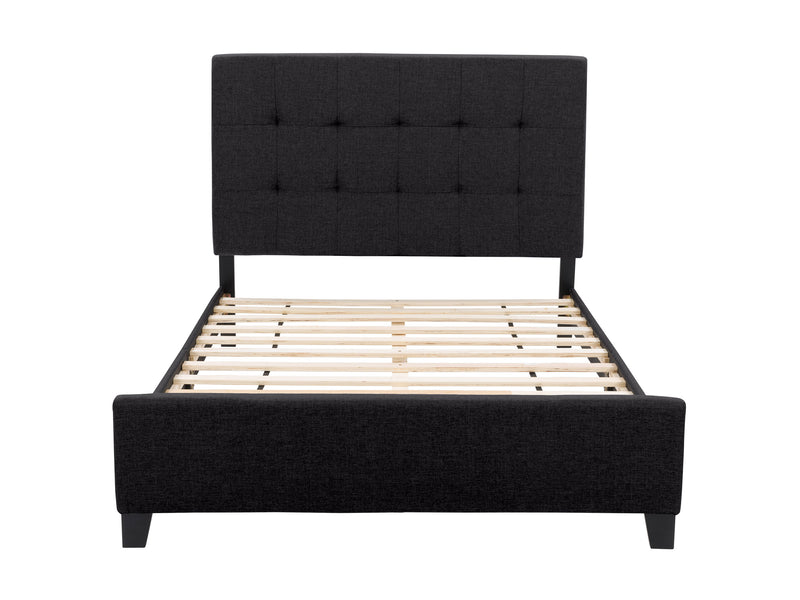 black Double / Full Panel Bed Ellery Collection product image by CorLiving