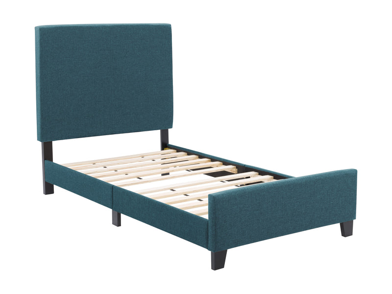 Blue Contemporary Twin / Single Bed Juniper Collection product image by CorLiving
