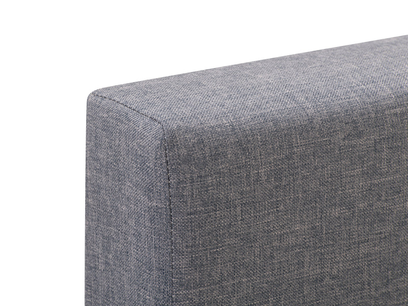 grey Contemporary Twin / Single Bed Juniper Collection detail image by CorLiving
