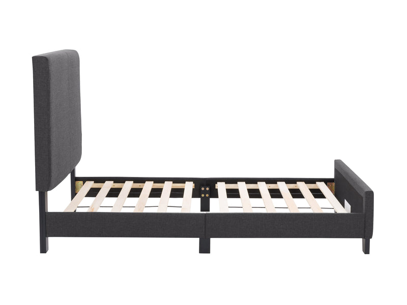 charcoal Contemporary Twin / Single Bed Juniper Collection product image by CorLiving