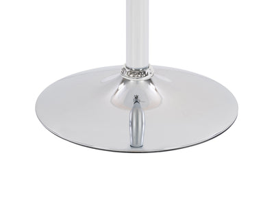 white Adjustable Height Round Bar Table Maya Collection detail image by CorLiving#color_white