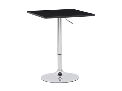 black Adjustable Height Square Bar Table Maya Collection product image by CorLiving#color_black