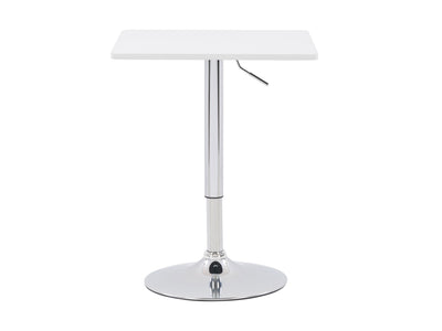 white Adjustable Height Square Bar Table Maya Collection product image by CorLiving#color_white