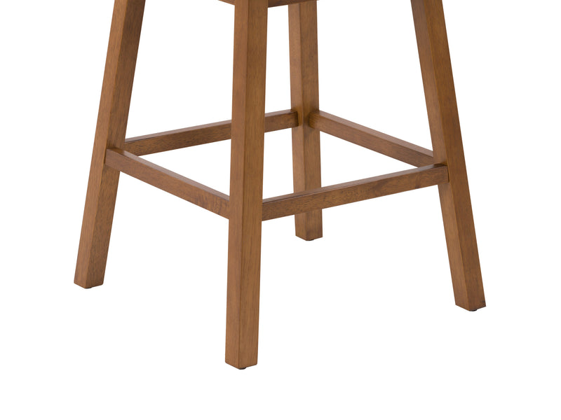 beige and brown Wood Bar Stools Set of 2 Lilibet Collection detail image by CorLiving