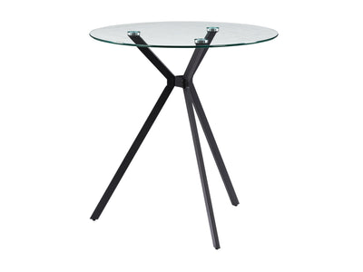 Glass Bistro Table Eliana Collection product image by CorLiving#color_black