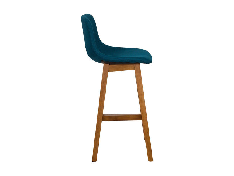 blue Wood Bar Stools Set of 2 Nora Collection product image by CorLiving
