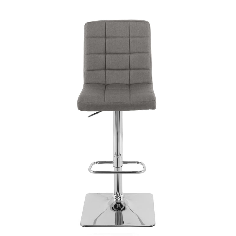 medium grey High Back Bar Stools Set of 2 Quinn Collection product image by CorLiving