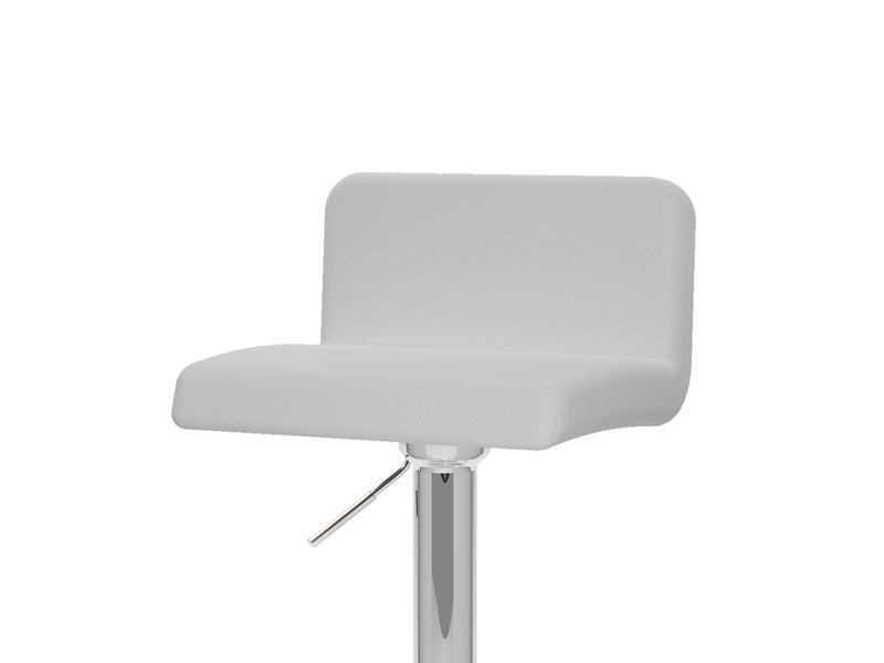 white Low Back Bar Stools Set of 2 Atlas Collection detail image by CorLiving
