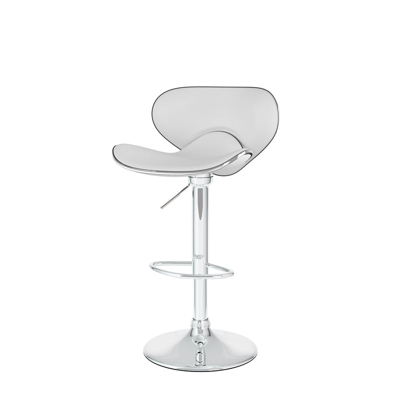 white Bar Stools with Backs Set of 2 Marcus Collection product image by CorLiving