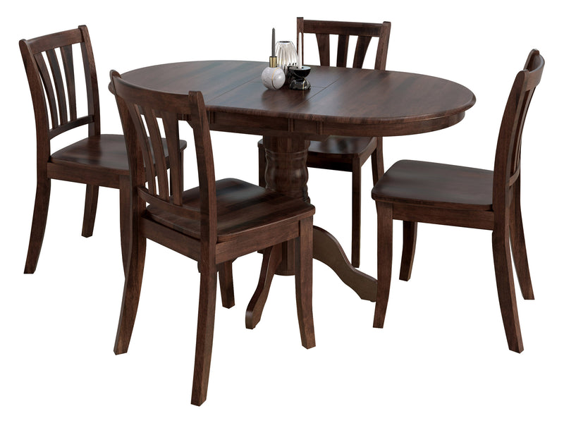 cappuccino Extendable Dining Set, 5pc Dillon Collection product image by CorLiving