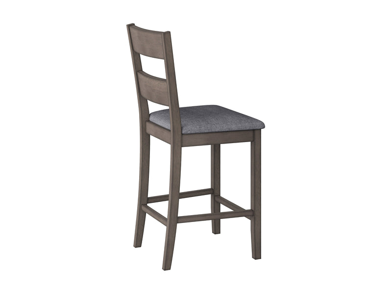 washed grey Counter Height Dining Chairs, Set of 2 Tuscany Collection product image by CorLiving