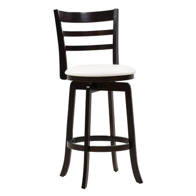 white Wood Bar Stool Bar Height Woodgrove Collection product image by CorLiving#color_white