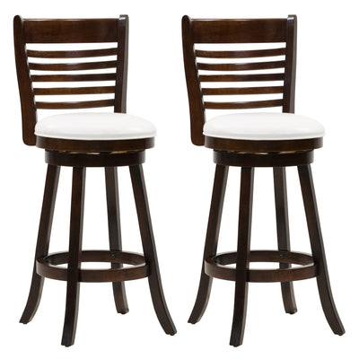 white Bar Height Bar Stools Set of 2 Willa Collection product image by CorLiving#color_white