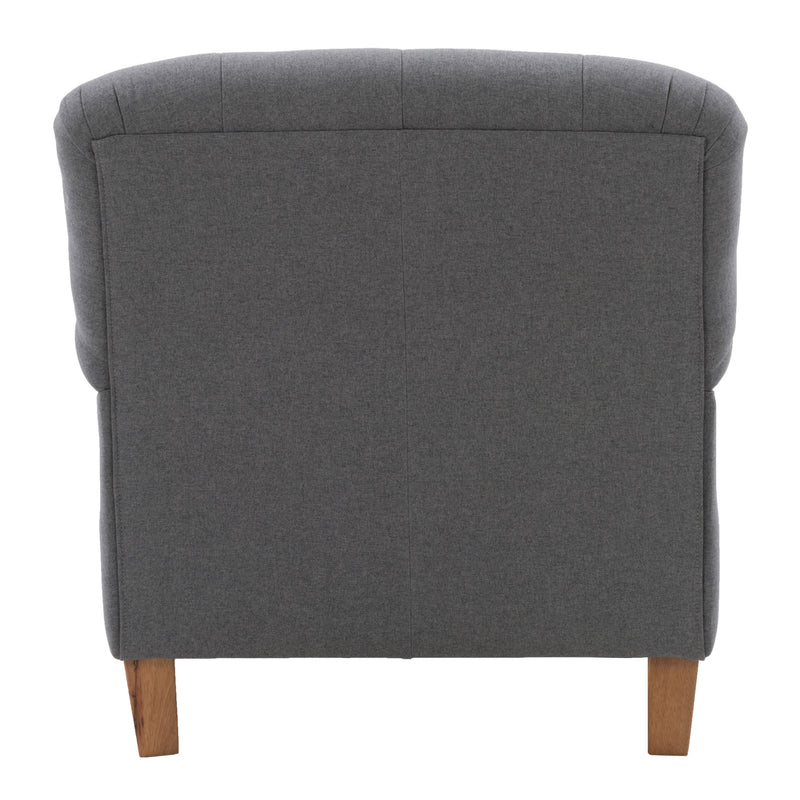 medium grey fabric Grey Armchair Hampton Collection product image by CorLiving